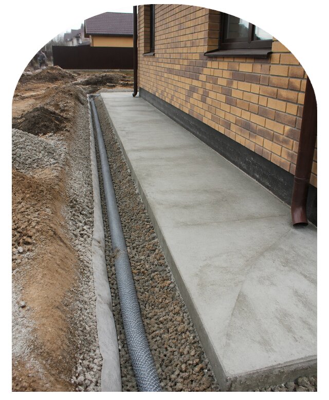 Отмостка и дренаж в Новом Уренгое по цене от 7799 р. | Метпроект-Нвг